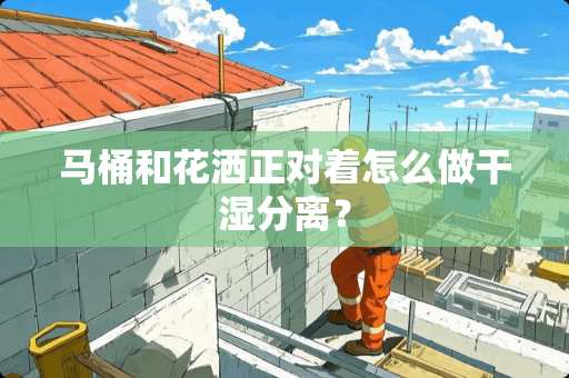 马桶和花洒正对着怎么做干湿分离？