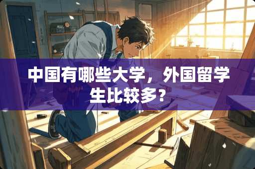 中国有哪些大学，外国留学生比较多？