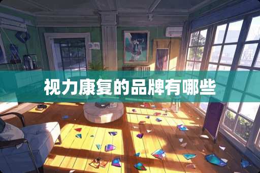 视力康复的品牌有哪些
