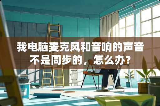 我电脑麦克风和音响的声音不是同步的，怎么办？