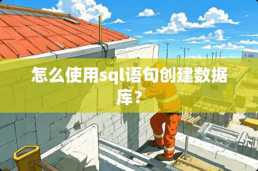 怎么使用sql语句创建数据库？