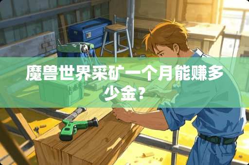 魔兽世界采矿一个月能赚多少金？