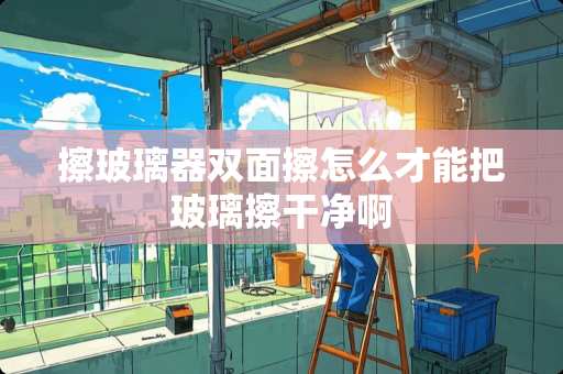 擦玻璃器双面擦怎么才能把玻璃擦干净啊