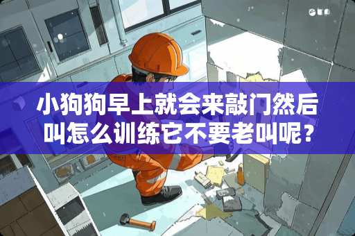 小狗狗早上就会来敲门然后叫怎么训练它不要老叫呢？