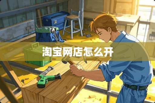 淘宝网店怎么开
