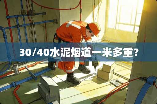 30/40水泥烟道一米多重？