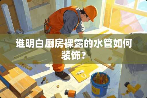 谁明白厨房裸露的水管如何装饰？