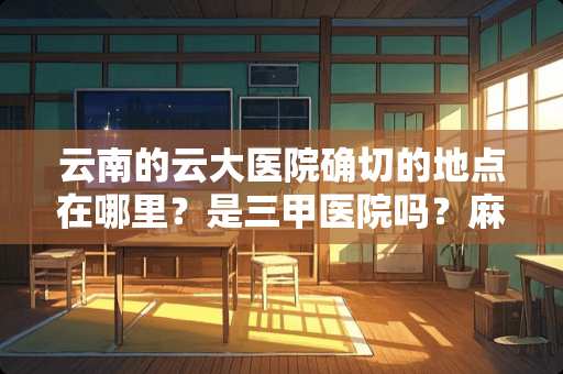 云南的云大医院确切的地点在哪里？是三甲医院吗？麻烦知道的朋友说一下。