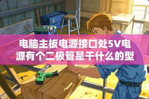 电脑主板电源接口处5V电源有个二极管是干什么的型号1147