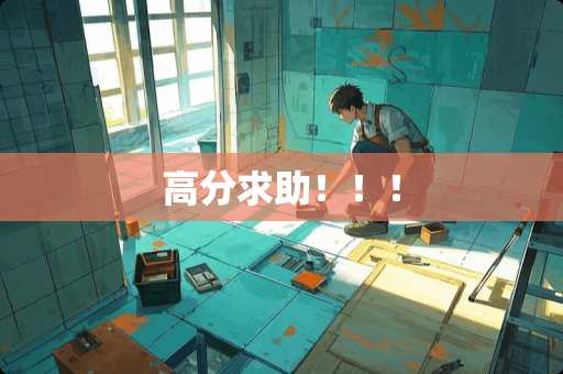 高分求助!!! 高分求助!!!