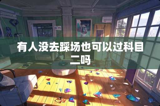 有人没去踩场也可以过科目二吗