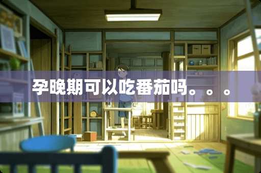 孕晚期可以吃番茄吗。。。