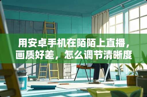 用安卓手机在陌陌上直播，画质好差，怎么调节清晰度呀？