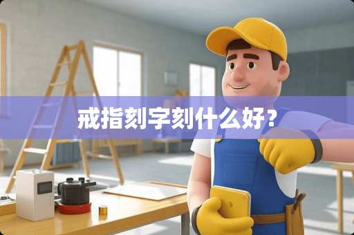 戒指刻字刻什么好？