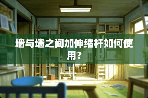 墙与墙之间加伸缩杆如何使用？