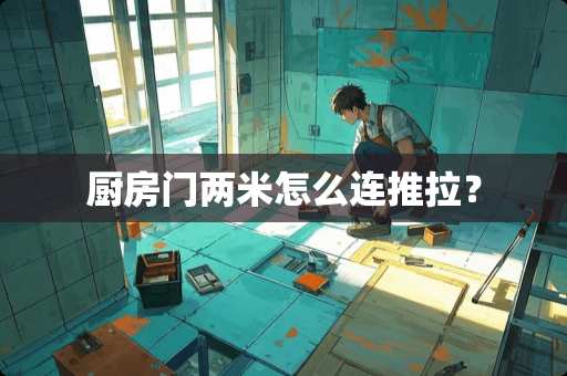 厨房门两米怎么连推拉？