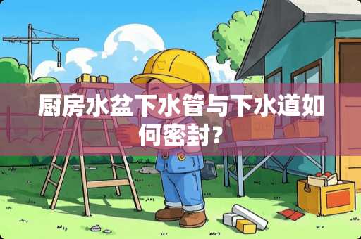 厨房水盆下水管与下水道如何密封？