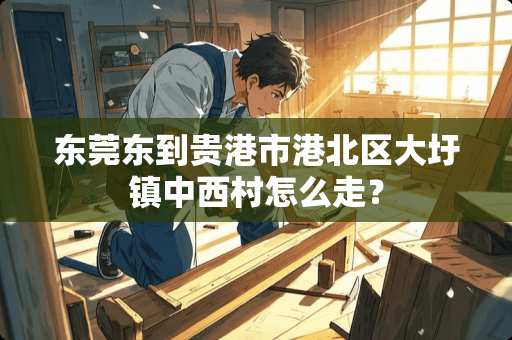 东莞东到贵港市港北区大圩镇中西村怎么走？