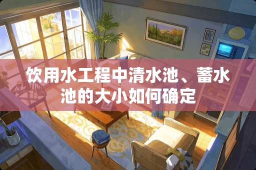 饮用水工程中清水池、蓄水池的大小如何确定