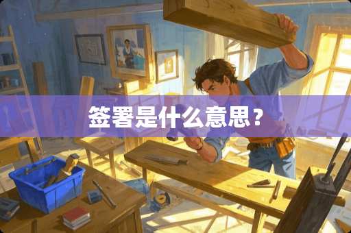 签署是什么意思？