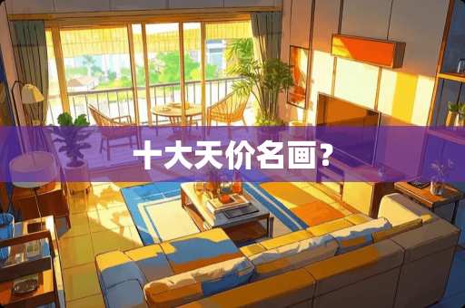 十大天价名画？