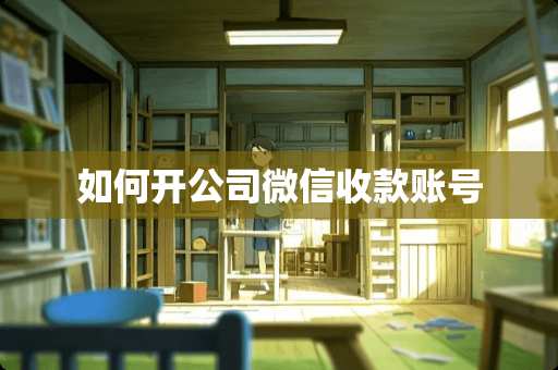如何开公司微信收款账号