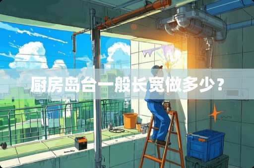 厨房岛台一般长宽做多少？