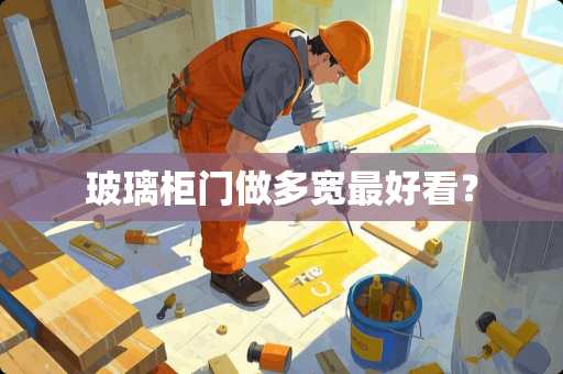 玻璃柜门做多宽最好看？