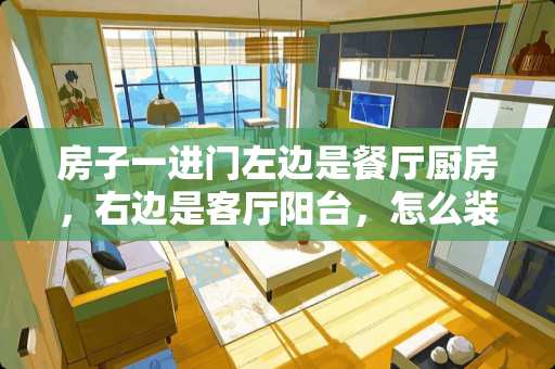 房子一进门左边是餐厅厨房，右边是客厅阳台，怎么装修？