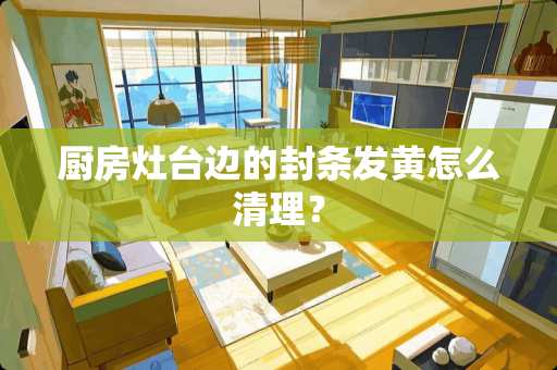 厨房灶台边的封条发黄怎么清理？