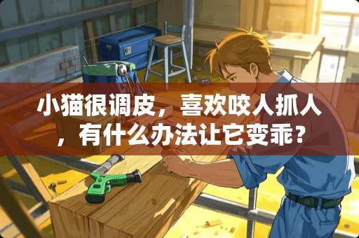 小猫很调皮，喜欢咬人抓人，有什么办法让它变乖？