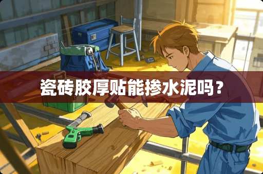 瓷砖胶厚贴能掺水泥吗？