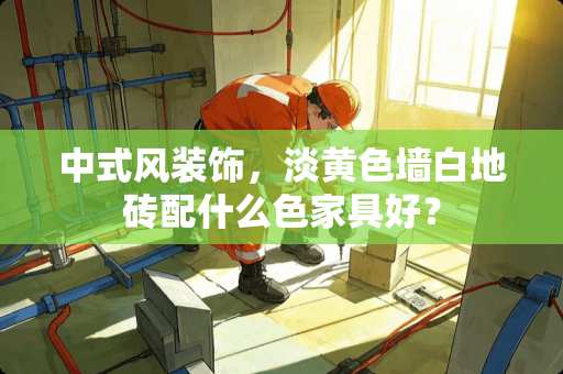 中式风装饰，淡黄色墙白地砖配什么色家具好？