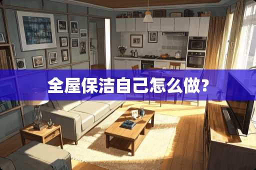 全屋保洁自己怎么做？