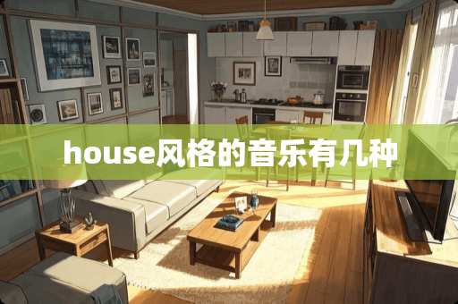 house风格的音乐有几种