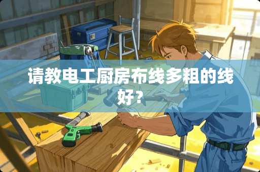 请教电工厨房布线多粗的线好？