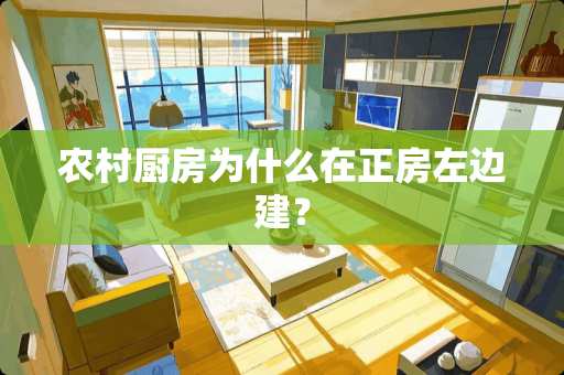 农村厨房为什么在正房左边建？