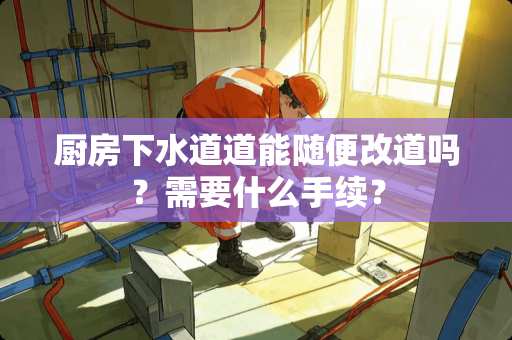 厨房下水道道能随便改道吗？需要什么手续？