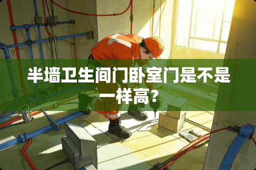 半墙卫生间门卧室门是不是一样高？