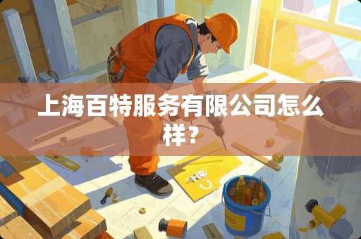 上海百特服务有限公司怎么样？