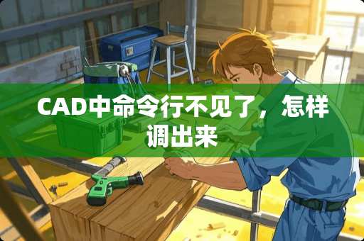 CAD中命令行不见了，怎样调出来