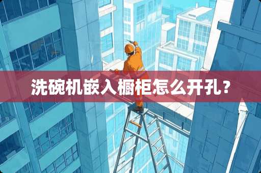 洗碗机嵌入橱柜怎么开孔？