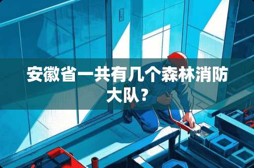 安徽省一共有几个森林消防大队？