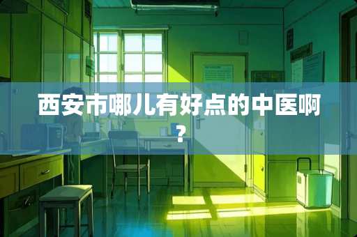 西安市哪儿有好点的中医啊？