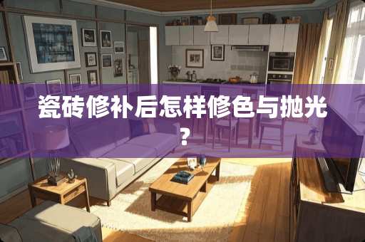 瓷砖修补后怎样修色与抛光？