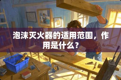 泡沫灭火器的适用范围，作用是什么？