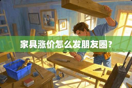 家具涨价怎么发朋友圈？