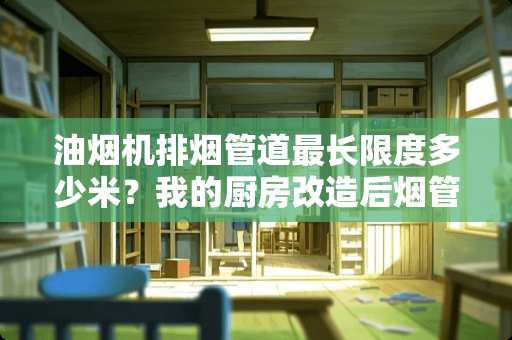 油烟机排烟管道最长限度多少米？我的厨房改造后烟管要五米左右，能排烟吗？