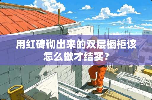 用红砖砌出来的双层橱柜该怎么做才结实？