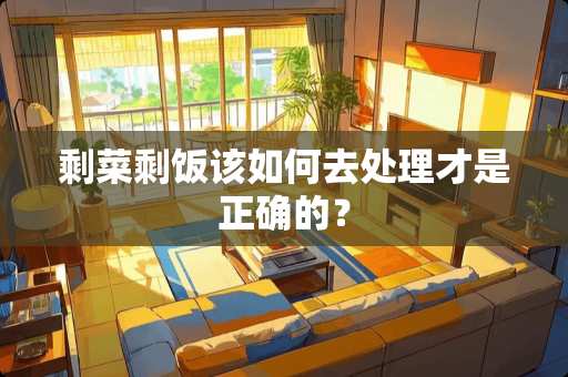 剩菜剩饭该如何去处理才是正确的？